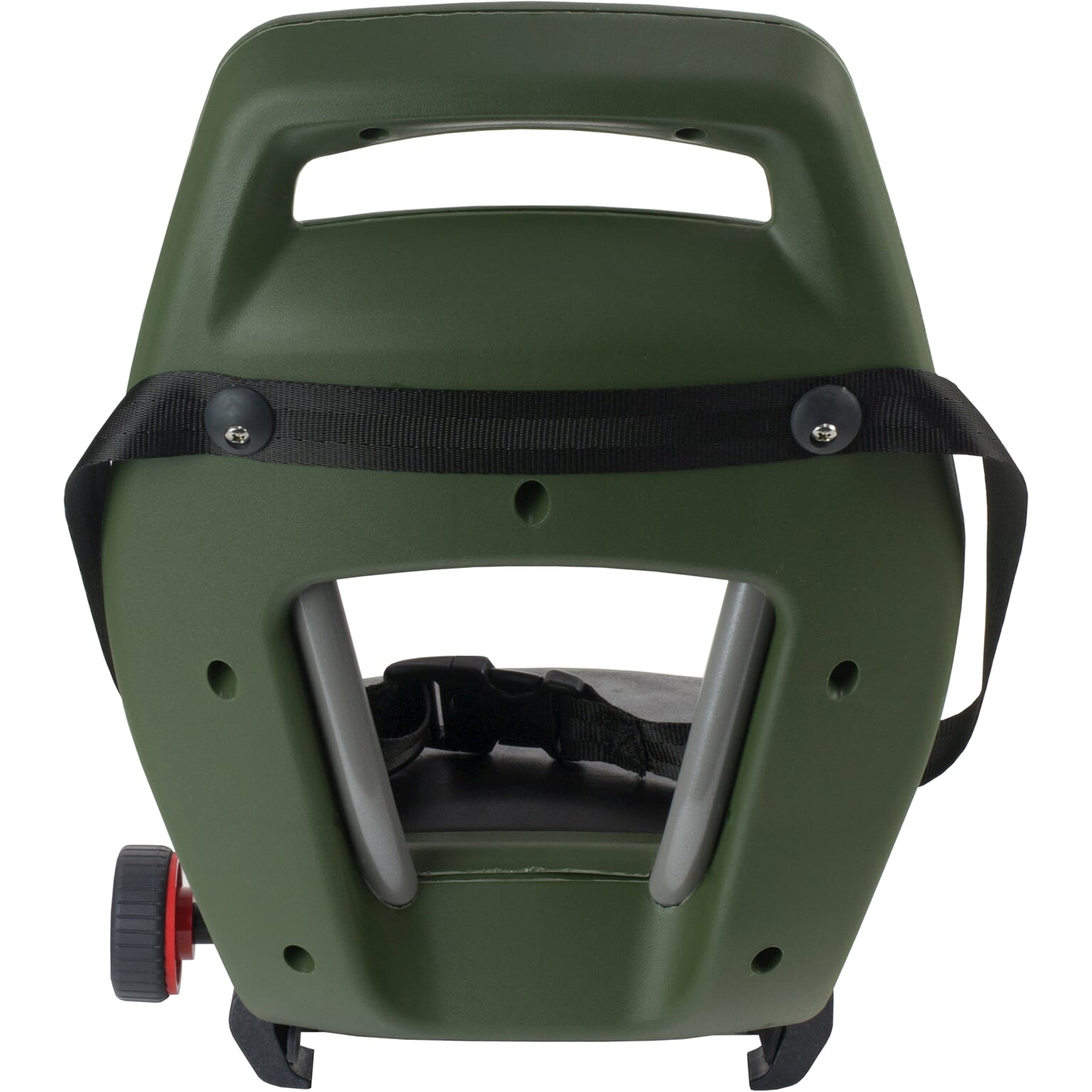 Rücksitz Junior 6+ Fußstütze + Gurt army green schwarz