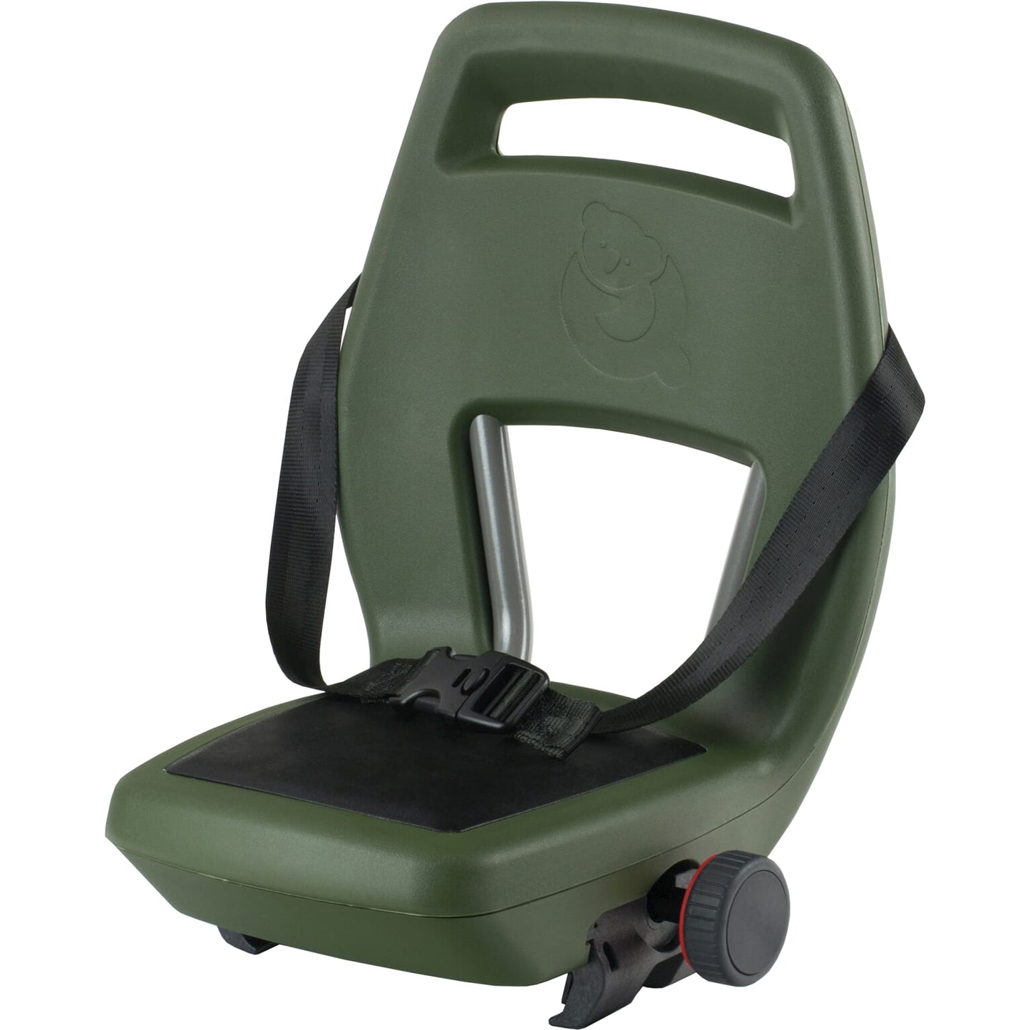 Rücksitz Junior 6+ Fußstütze + Gurt army green schwarz