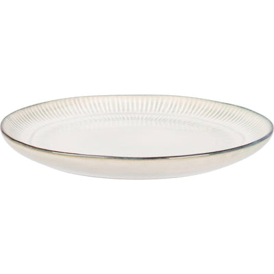 Excellent Houseware Teller Steingut Gres ø21cm Box mit 6 Stück