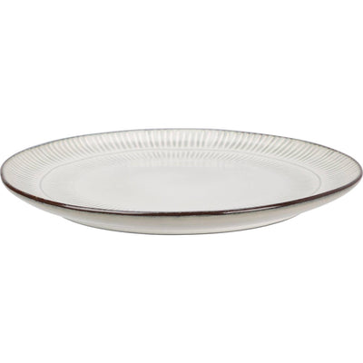 Excellent Houseware Teller Steingut Gres ø27cm Box mit 6 Stück