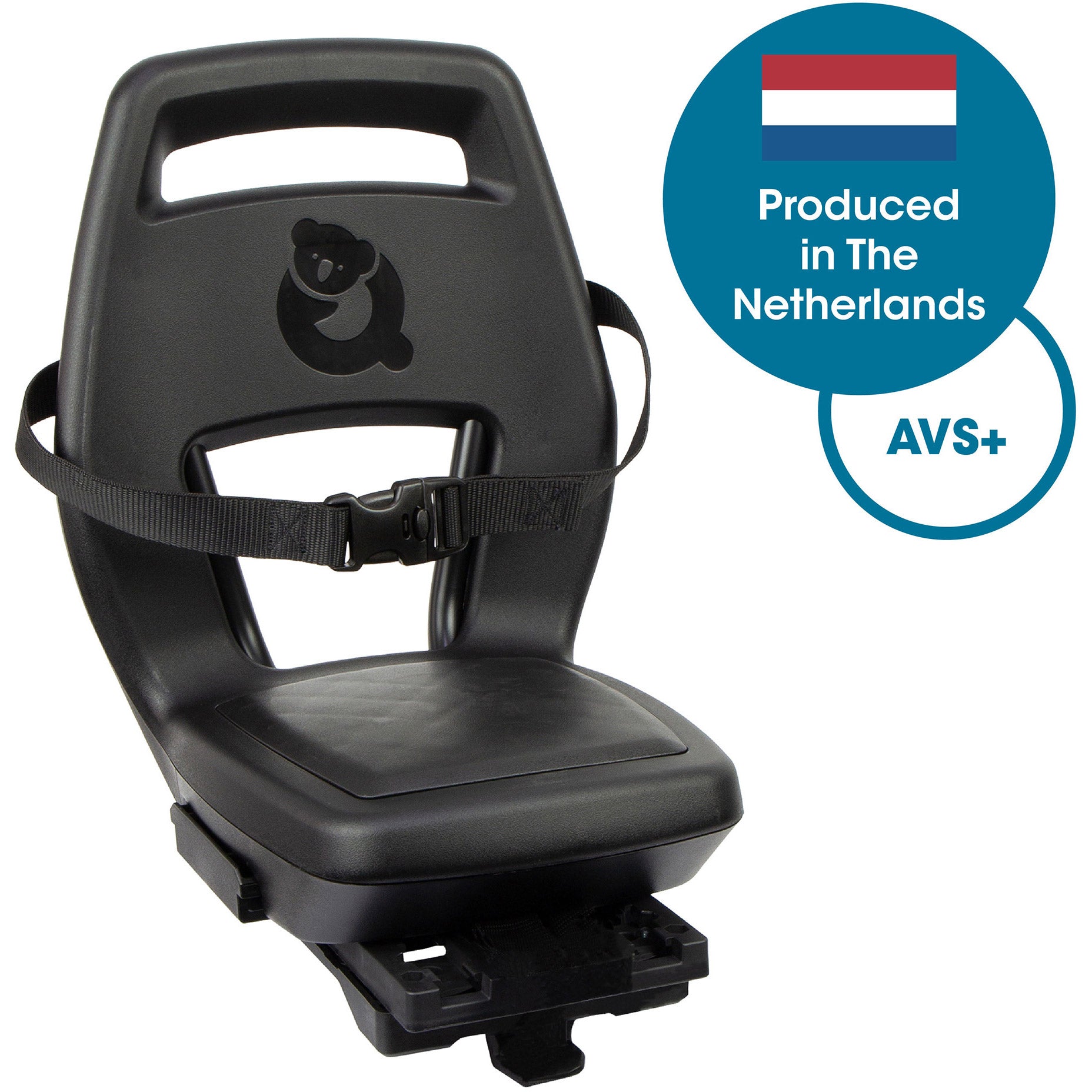Qibbel Rücksitz Junior 6+ AVS+ schwarz