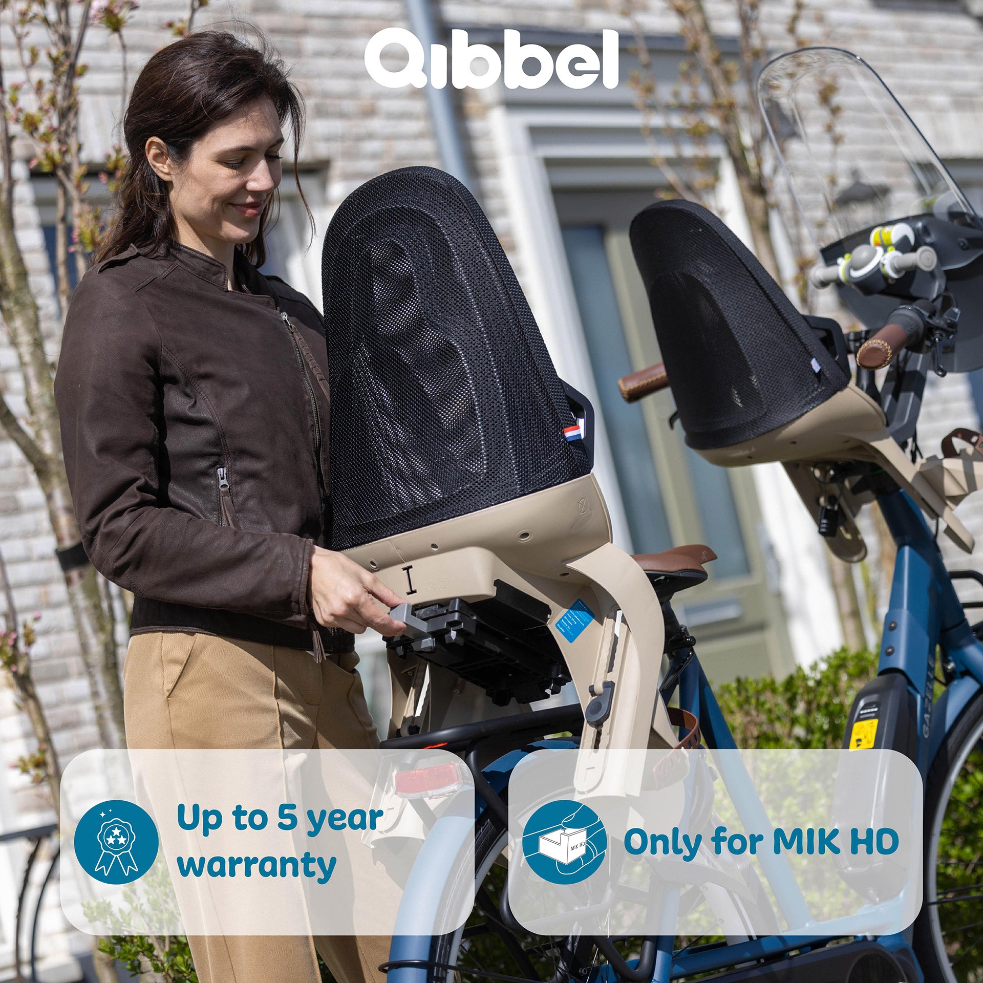 Qibbel Air Rücksitz schwarz schwarz Mik-HD Q760 Q750