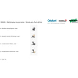 Qibbel Wandpräsentationshalterung Glocke, Schild, perforierte Lamelle - afbeelding 4