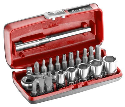 Facom-Set 1 4'' mit kompakter Flex-Ratsche