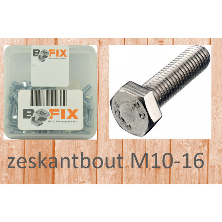 Bofix Hexagon Bolt M10x16 (12 Stücke)