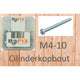 Bofix -Zylinderkopfschraube M4x10 verzinkt (50.)