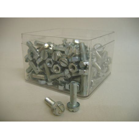 Bofix -Kotflügelschraube mit Nuss M5x16 verzinkt (50.)