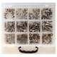 Bofix 214909 Box -Bereich 12 Vaks Zehusb.RVS M8 + Muttern