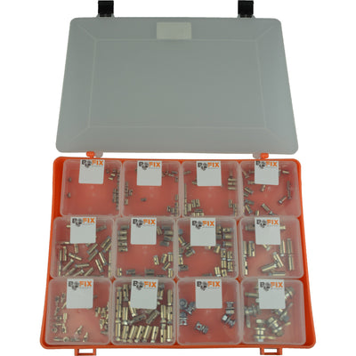 Bofix 243900 Box-Sortiment 12 Fächer Schraubnippel