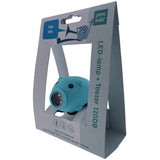 Pexkids Fahrradhupe Schwein mit LED-Lampe USB blau - afbeelding 4
