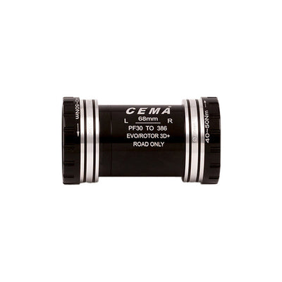 Cema Bracketas PF30 Interlock FSA386 Rotor3D+(30 mm) Ker-Zwartes