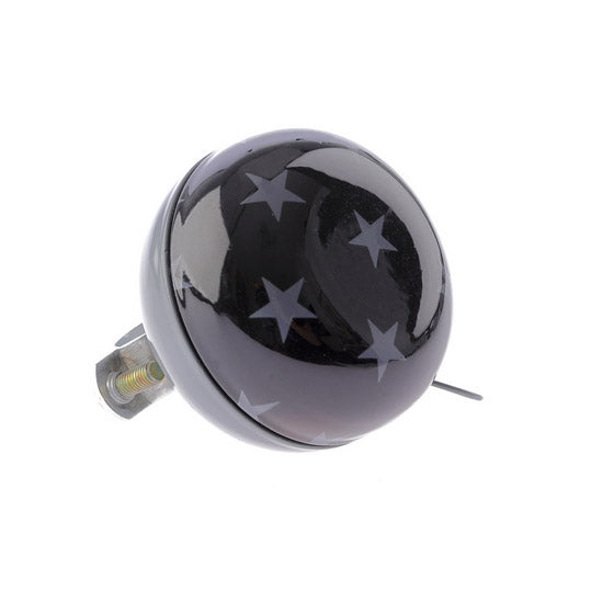 Nv ding dong Glocke 60mm Sterne schwarz mit Sternen Karte