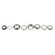 Fahrrad mit Lagerscheibe 1 26,4 mm Cartridge System Chrom
