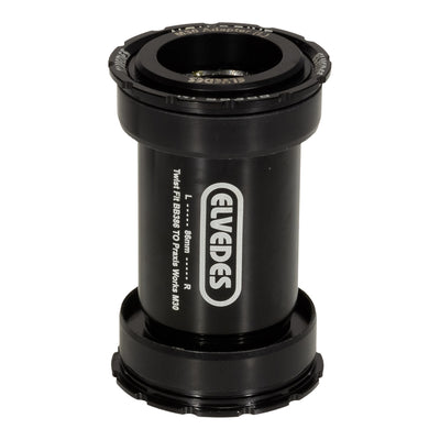 Twist-Fit-Tretlager Elvedes für BB386 Praxis Rennrad MTB 46 x 86 mm