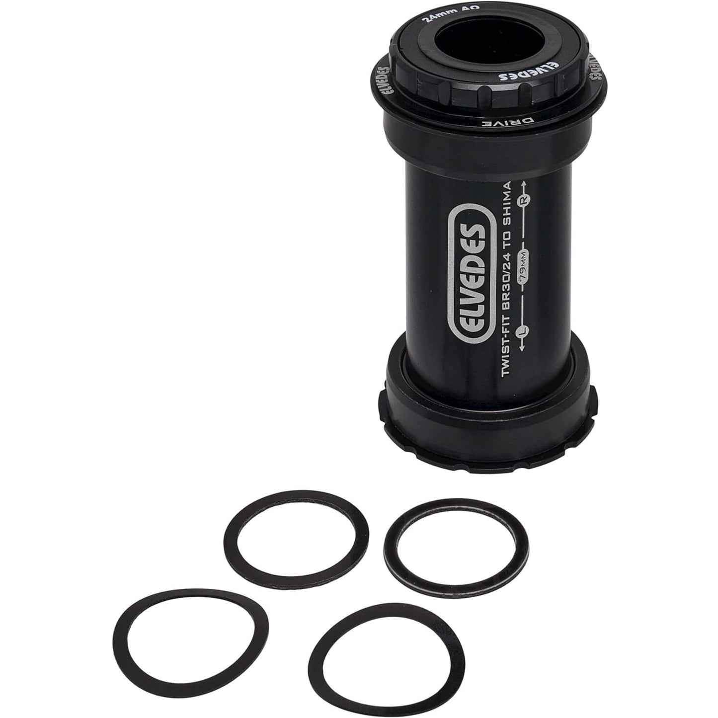 ELVEDES BOTS BRACKET -ADAPTER Twistfit BB Right Shimano 24mm
