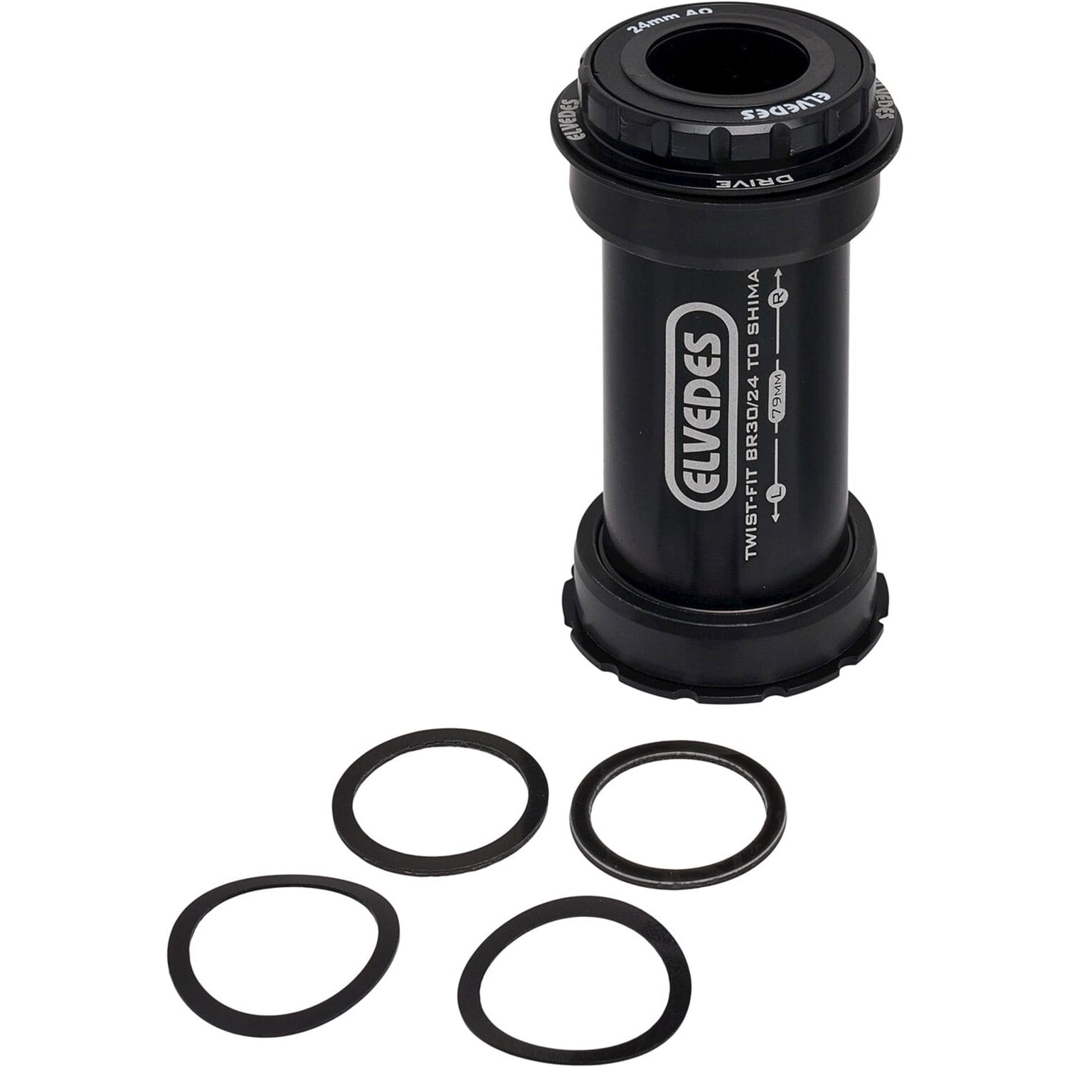 ELVEDES BOTS BRACKET -ADAPTER Twistfit BB Right Shimano 24mm