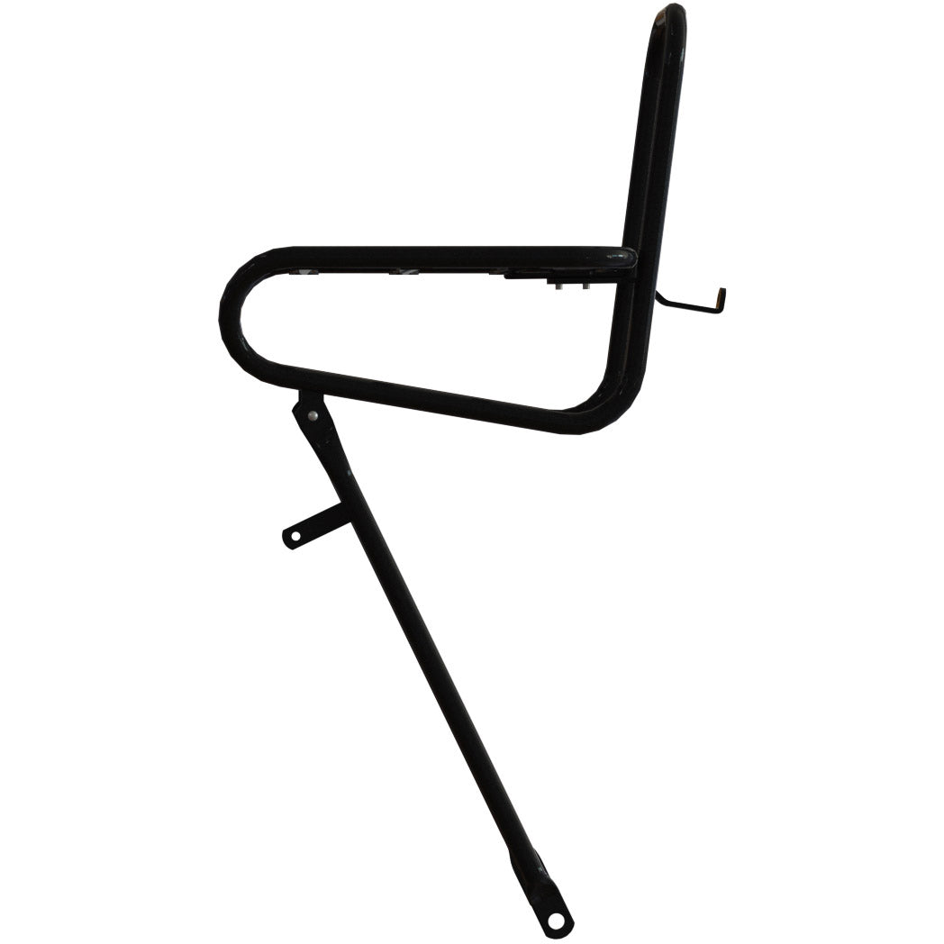 Steco Frontgepäckträger glatt schwarz 25cm