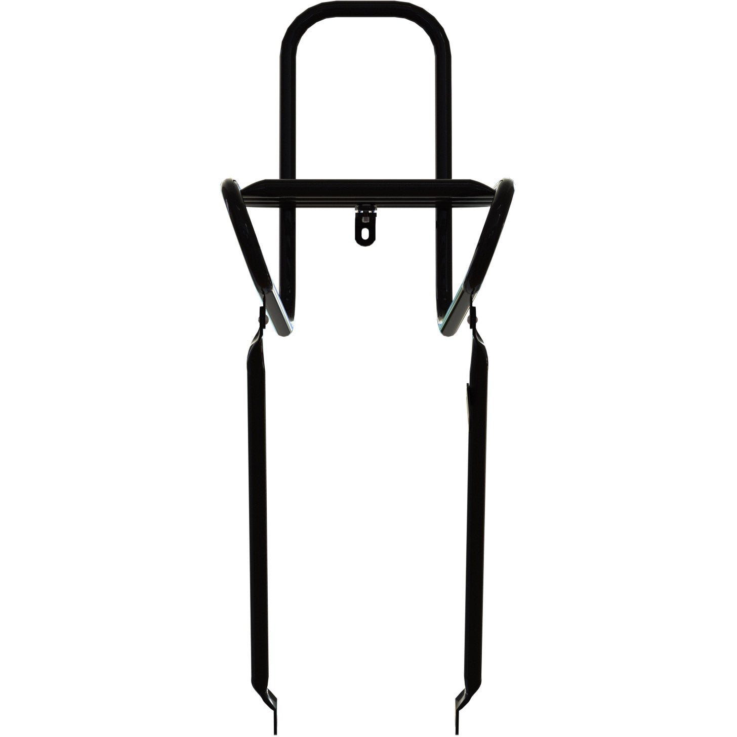 Steco Frontgepäckträger glatt schwarz 25cm