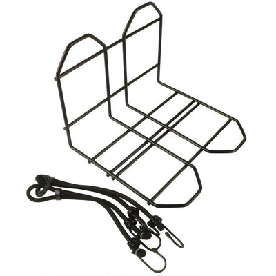 Gepäckträger 28 cm Stahl schwarz