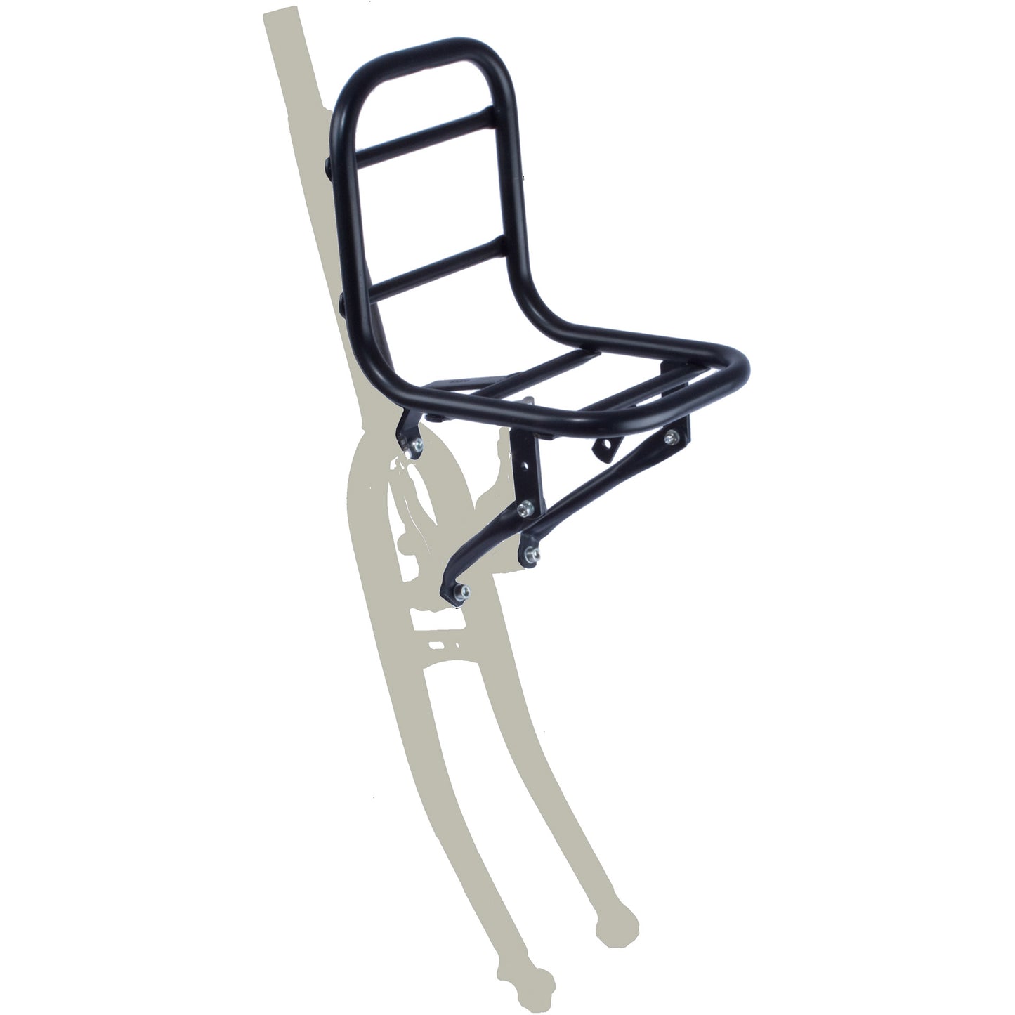 Frontgepäckträger V-Brake-mounted 20 28-Zoll Stahl mattschwarz