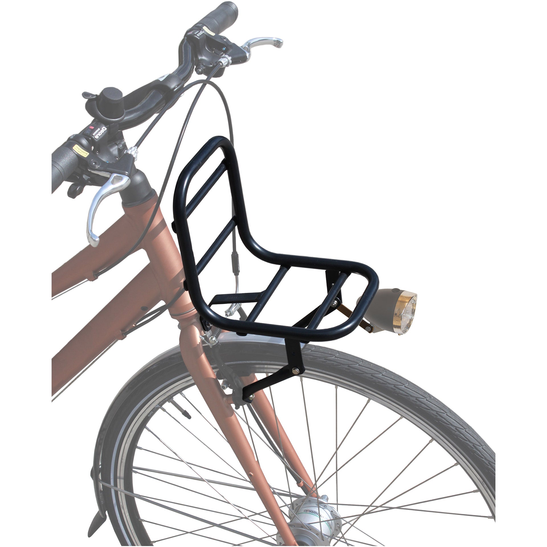 Frontgepäckträger V-Brake-mounted 20 28-Zoll Stahl mattschwarz