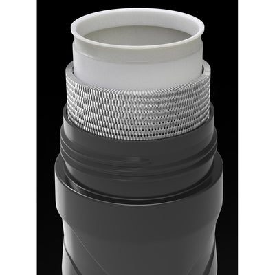 Polisport Flasche Thermal T500 Polypropylen 500 ml schwarz grau