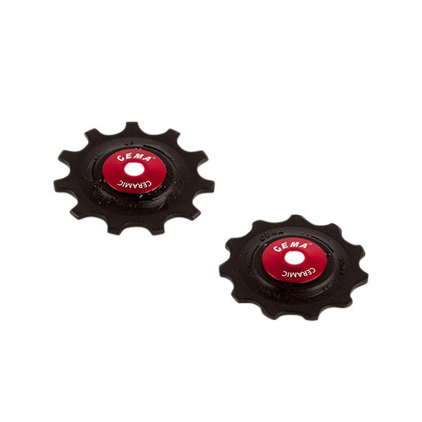 Cema Deraaleur Shots PVC 9 10 11V RVS-Keramic Schwarz