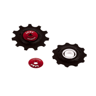 Cema Deraaleur Swies PVC 9 10 11V Voll Keramikschwarz
