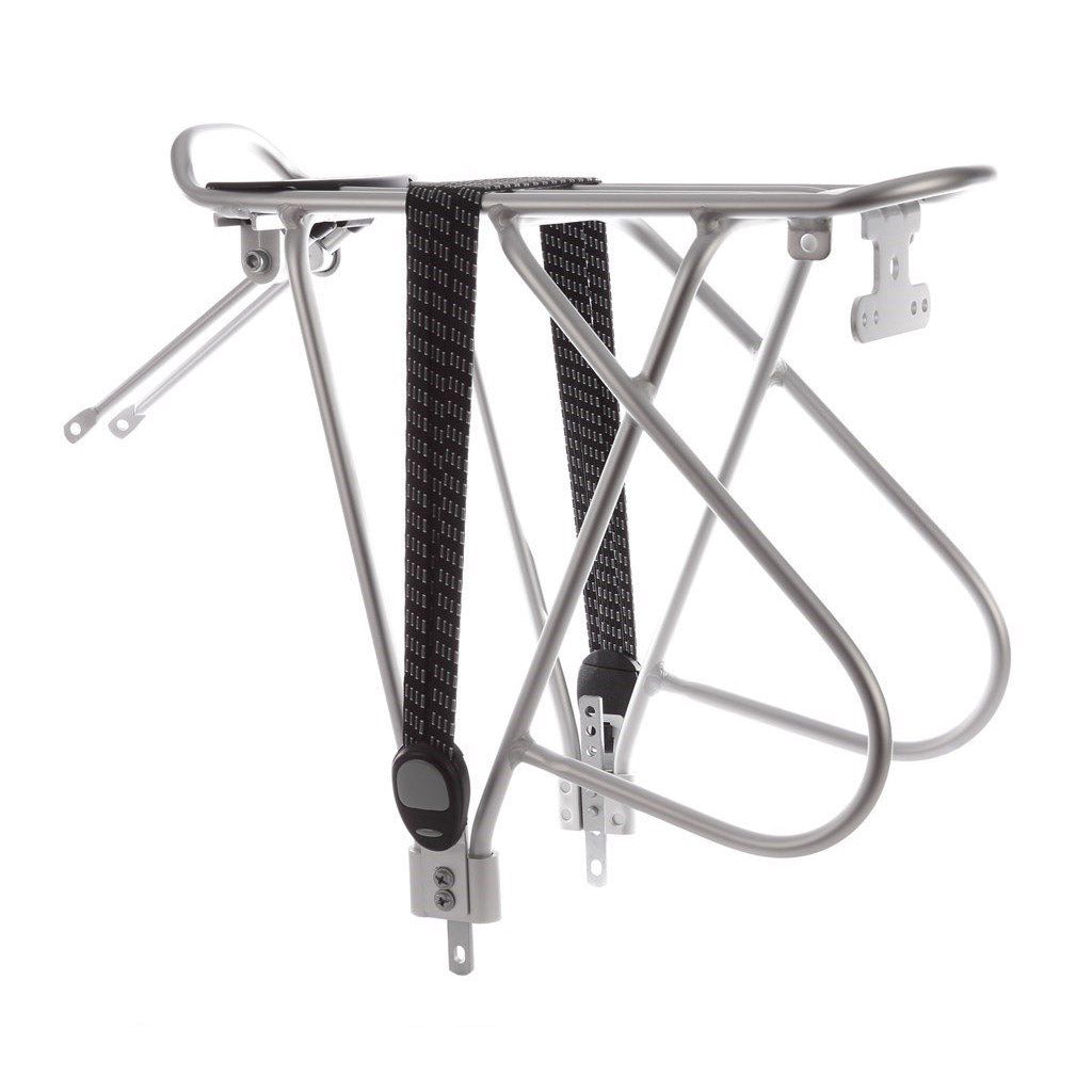 Achter -Träger Alu mit Spinbinder, Silber