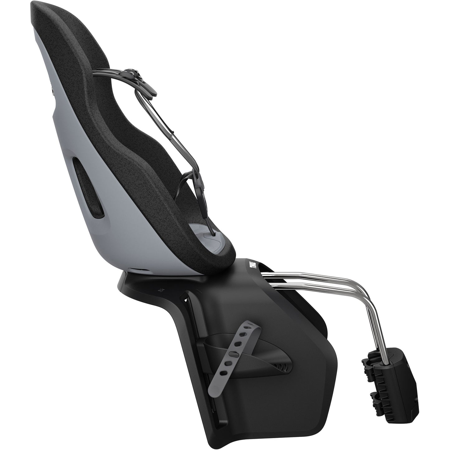 Thule Kindersitz hinter Yepp Nexxt 2 Maxi zur Rahmenbestätigung Grau