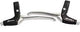 Bremsgriff-Set Rollerbrake 4-Finger schwarz silber 2-teilig