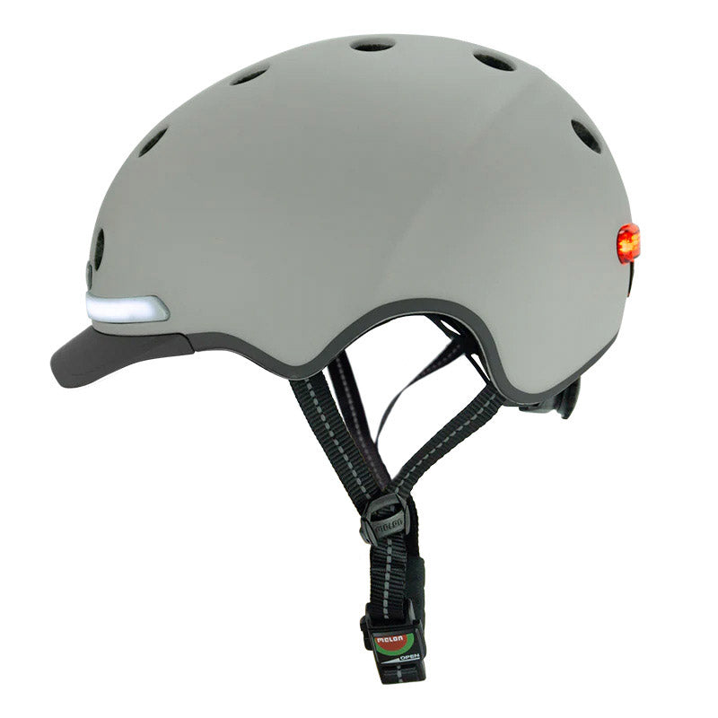 Melonenhelm mit Beleuchtung E-Serie Metropolis M-L