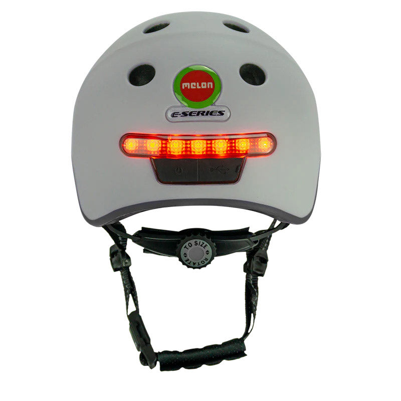Melonenhelm mit Beleuchtung E-Serie Metropolis XL-XXL