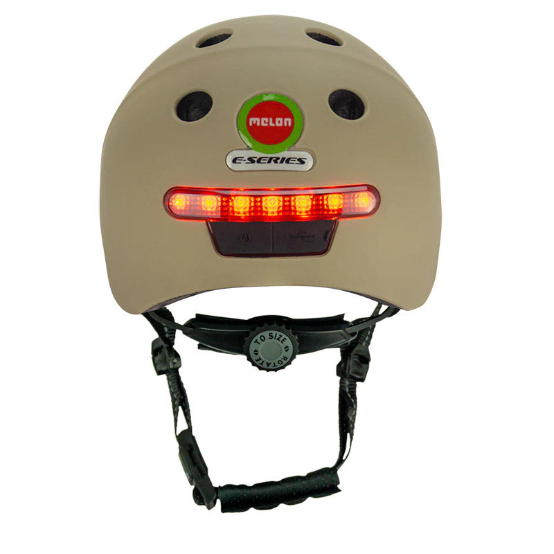 Melonenhelm mit Beleuchtung E-Serie Moonlight M-l