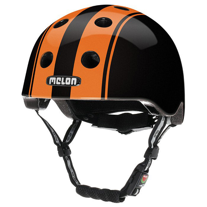 Melone Helm Urban Active Double Orange Schwarz glänzend M-L