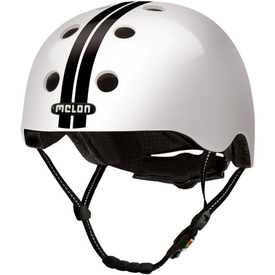 Melone Helm Urban Active Straight Schwarz Weiß M-L