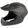 M-Wellen-Downhill-Fahrradhelm Unisex mattschwarz Größe 54-58 cm
