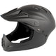 M-Wellen-Downhill-Fahrradhelm Unisex mattschwarz Größe 58-61 cm