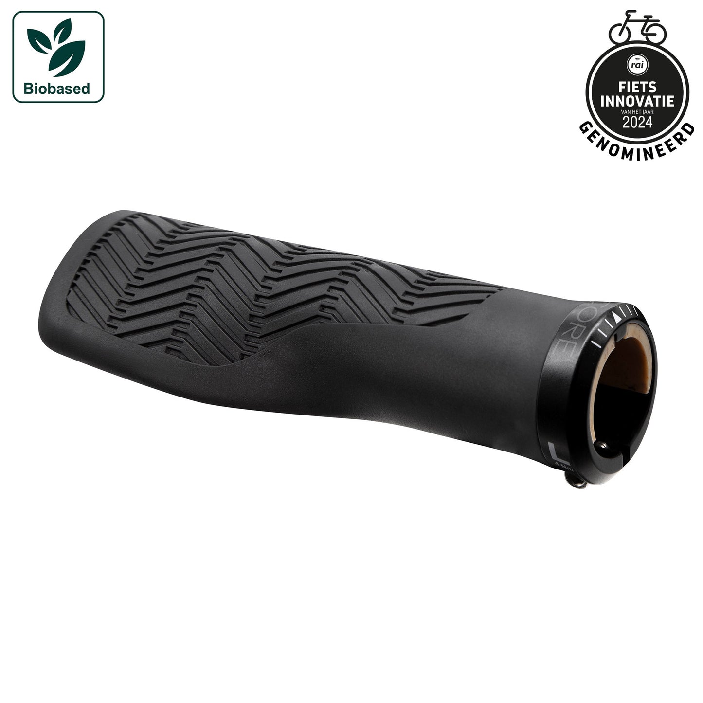 Sturmeyarcher Nucore Tour Wave Griffe 130 mm Ø22 mm schwarz