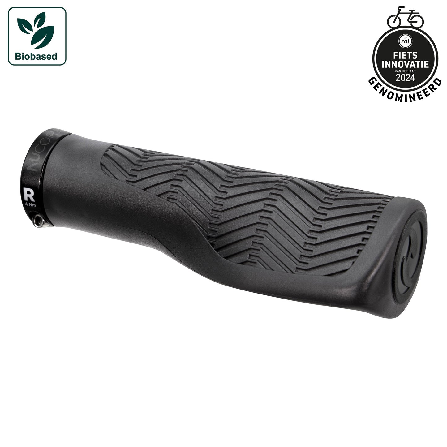 Sturmeyarcher Nucore Tour Wave Griffe 130 mm Ø22 mm schwarz