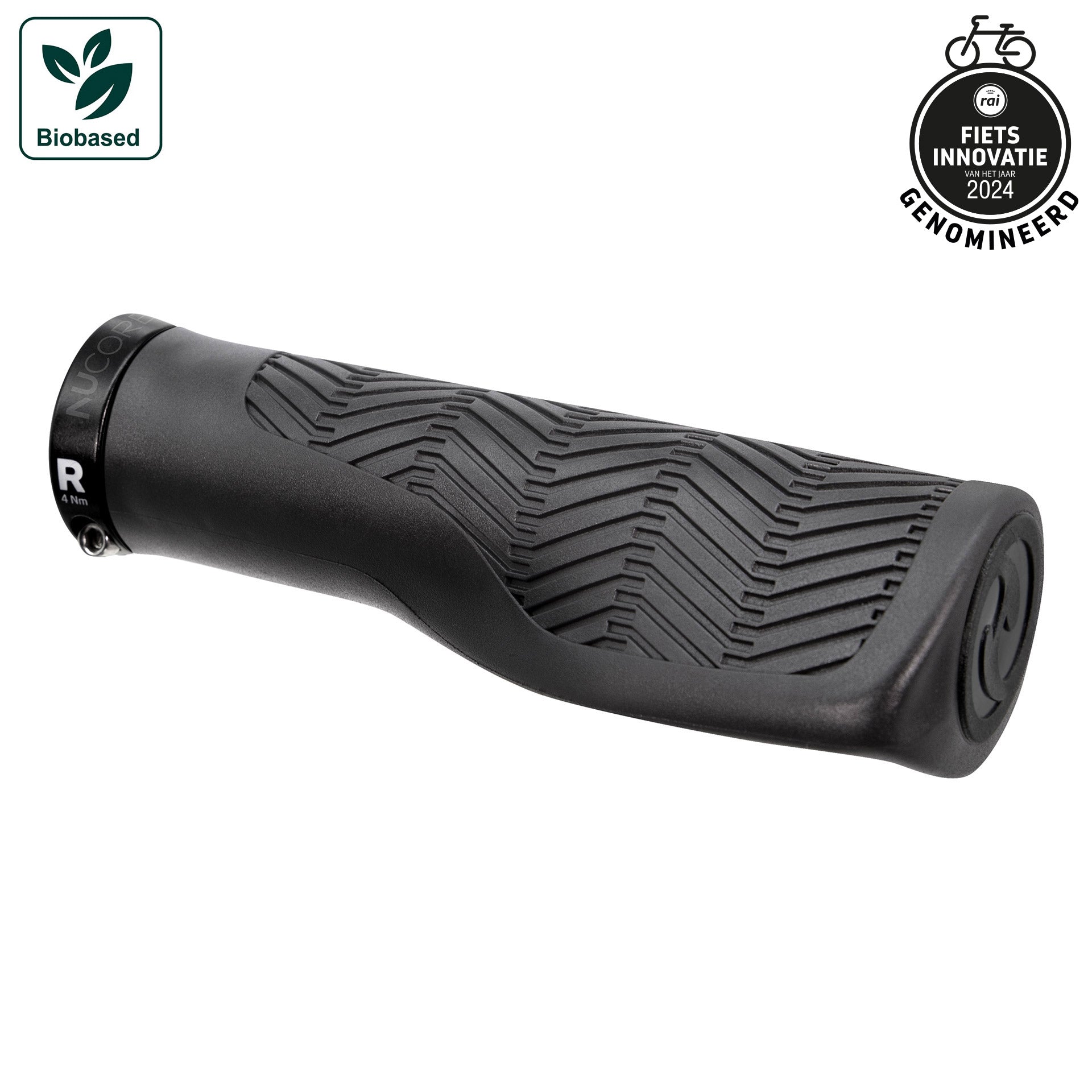 Sturmeyarcher Nucore Tour Wave Griffe 130 mm Ø22 mm schwarz