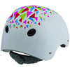 Polisport Urban Radical Bicycle Helm S 53-55 cm Dreiecke Weiß Goudanje