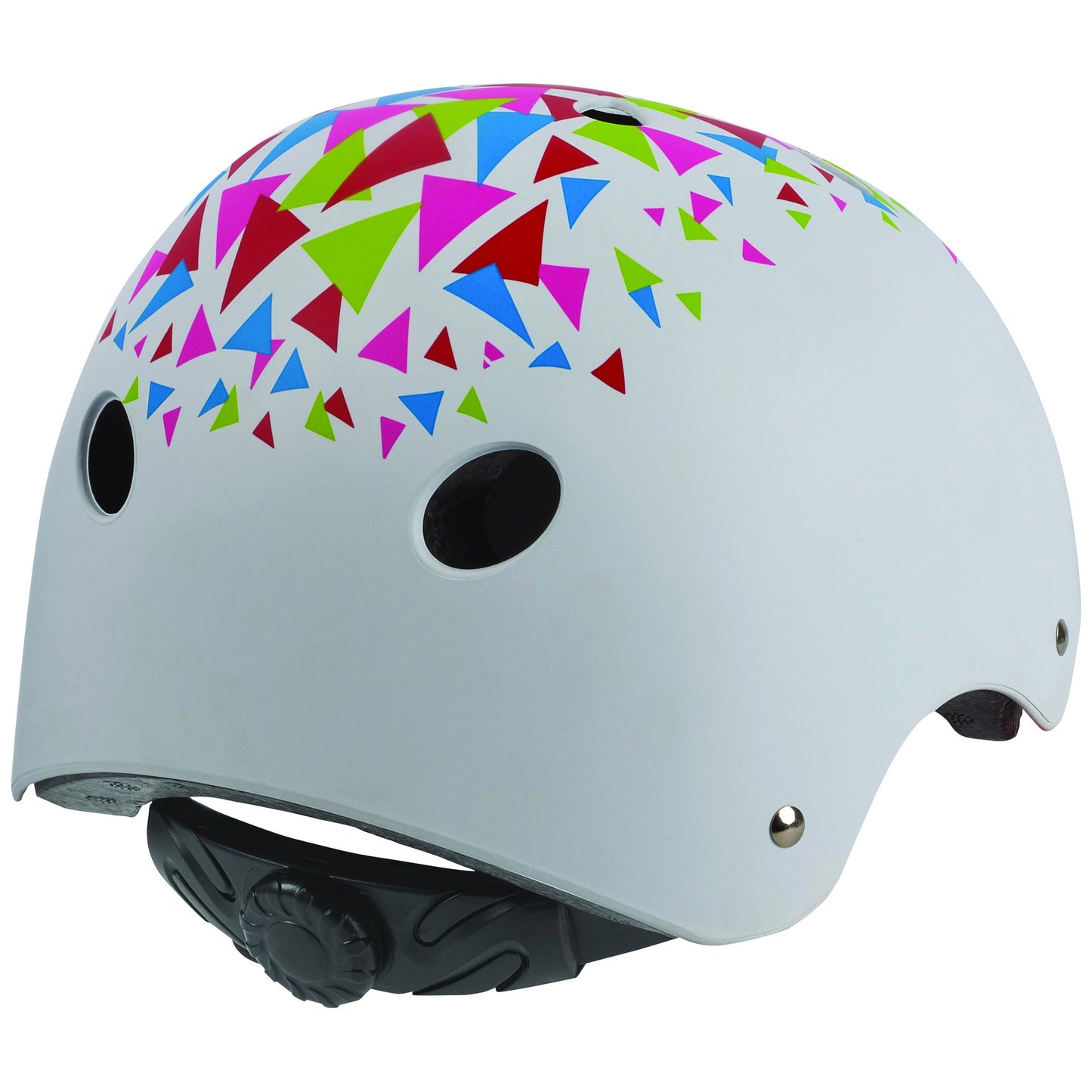 Polisport Urban Radical Bicycle Helm S 53-55 cm Dreiecke Weiß Goudanje