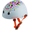 Polisport Urban Radical Bicycle Helm S 53-55 cm Dreiecke Weiß Goudanje