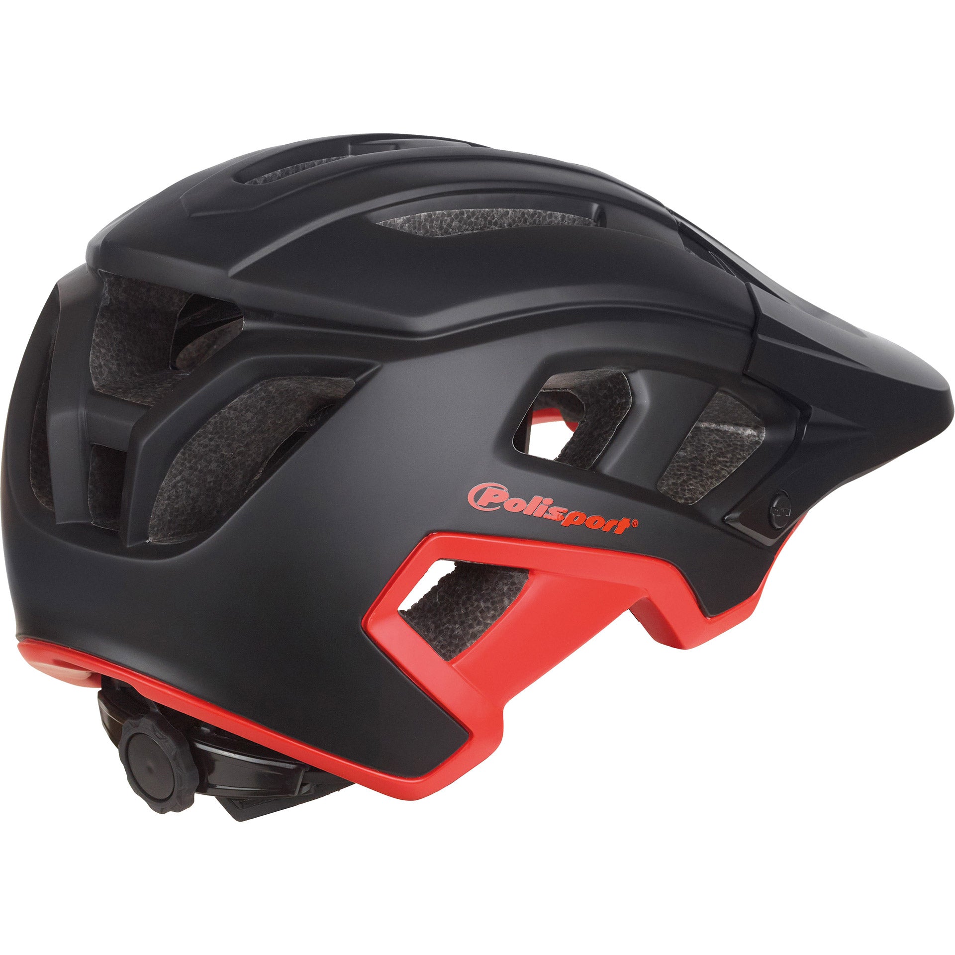 Polisport Mountain Pro Fahrradhelm M 55-58 cm Schwarzrot