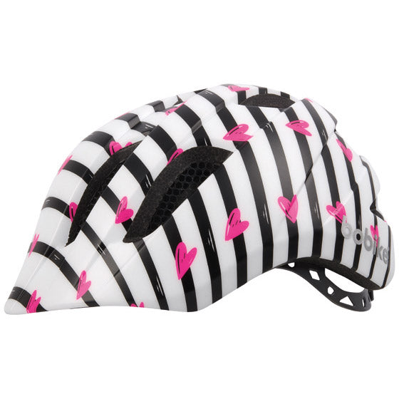 Kinderhelm Bobike Plus Pinky Zebra S (52-56Cm) Weiß
