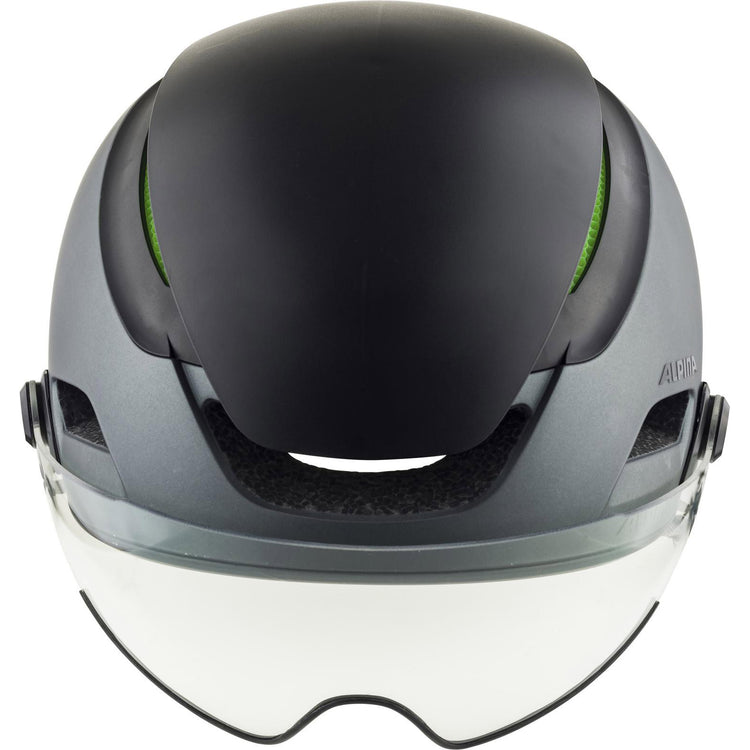 Olympiasportbekleidung Alpina Helm Altona VM Anthrazit-Anthrazit 52-57cm