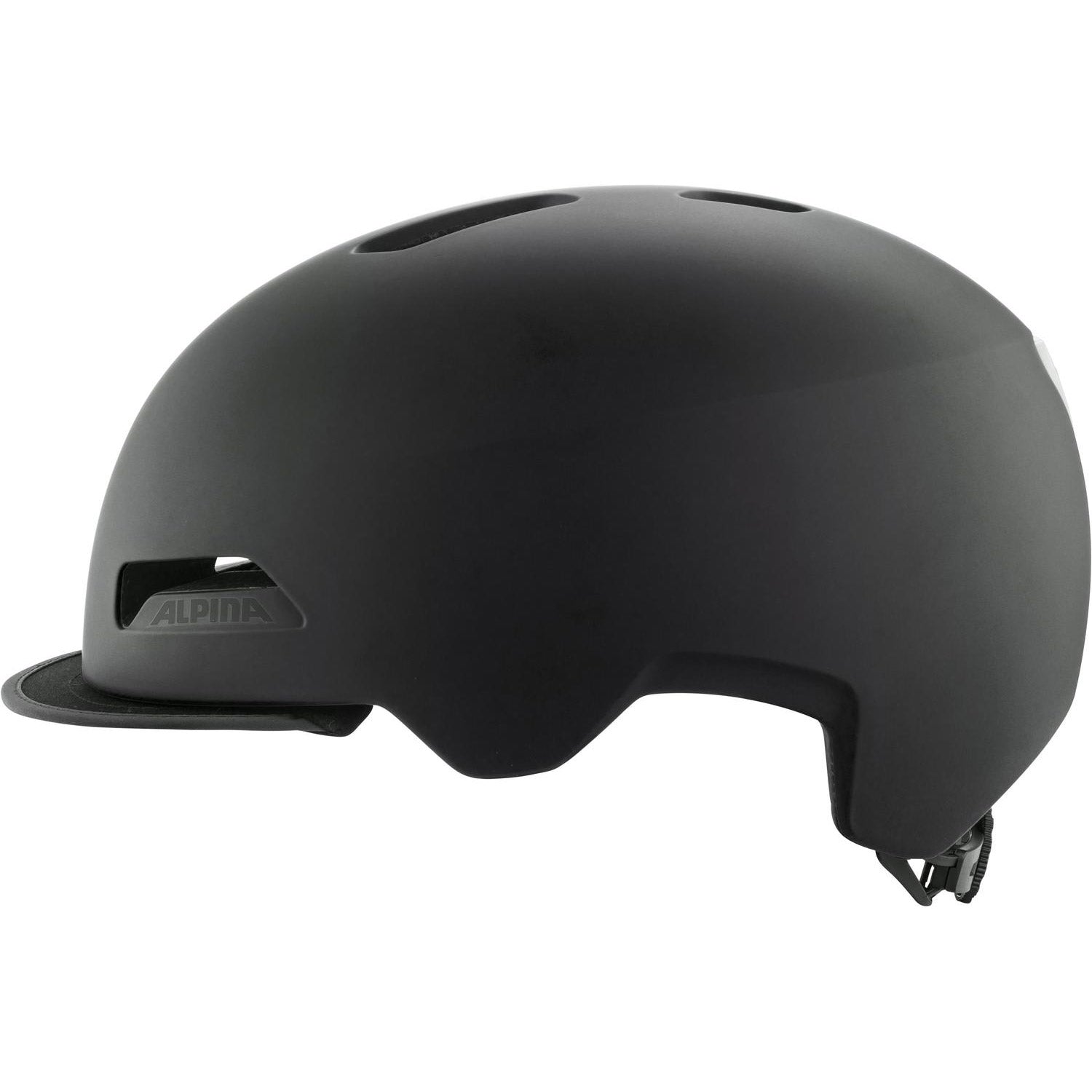 Olympische Sportbekleidung Alpina Sport Urban Helm Brooklyn 52-57 Matt Black