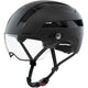 Olympischer Sportbekleidung Sportstädter Helm Soho Visor 51-56 Matt Schwarz