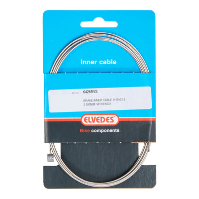 Elvedes Bremsinnenzug 2000mm T-Nippel Edelstahl (10Stk)